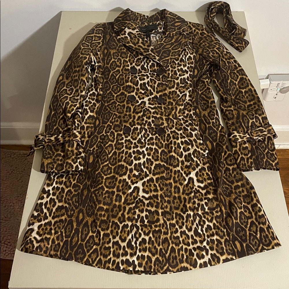 BCBGMaxAzria Animal Print Coat
